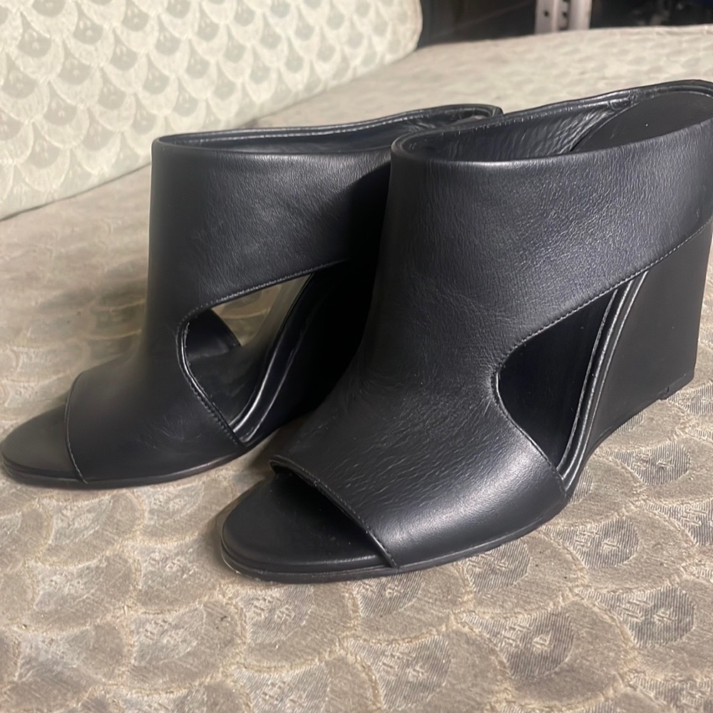 Vince Kaya Leather Wedge 6M/EU36